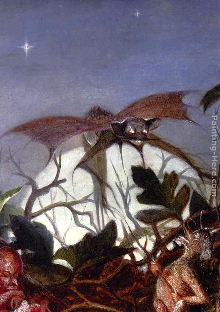 Fairies In A Bird's Nest (detail 3) painting - John Anster Fitzgerald Fairies In A Bird's Nest (detail 3) art painting